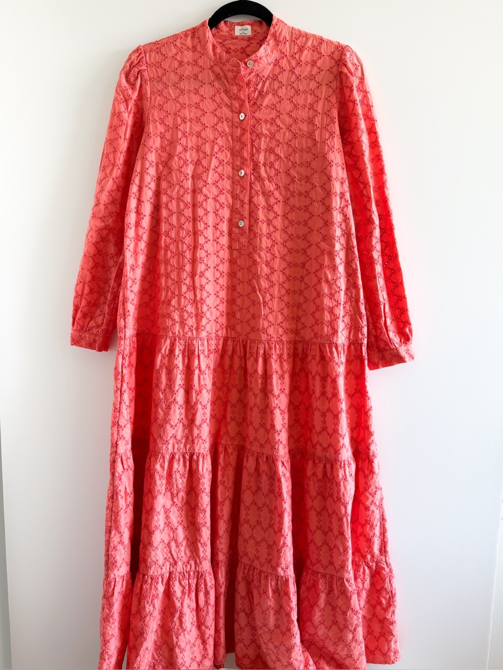 Wilfred Eyelet Button down Maxi Dress